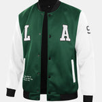 LA Print Baseball Jacket