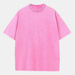 Washed Distressed Drop Shoulder T-Shirt