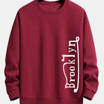 Brooklyn Print Relax Fit Sweatshirt
