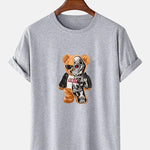 Mechanical Bear Print T-Shirt