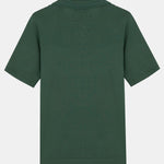 Striped Frame Short Sleeve Sweater Polo