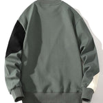 Color Block Patchwork Sweatshirt