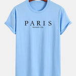 Regular Fit Paris Slogan Cotton T-Shirt