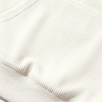 Paneled Corduroy Raglan Sleeves Hoodie