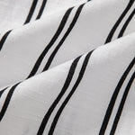 Linen Look Striped Button Up Shirt