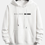 Balance Stripe Print Relax Fit Hoodie