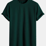 Muscle Fit Ribbed Arc Hem T-Shirt & Shorts