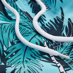 Tropical Print Button Up Shirt & Tropical Print Swim Shorts