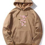 Cherry Blossoms Print Hoodie