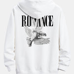 Romantic Doves Back Print Relax Fit Hoodie