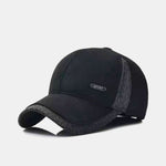 Warm Earflaps Cotton Baseball Cap