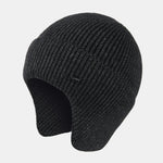 Warm Ear Covers Knit Beanie Hat