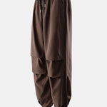 Solid Parachute Pants