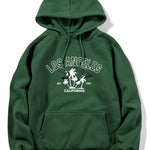Los Angeles Palm Tree Print Hoodie