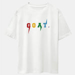 Goat Print Drop Shoulder Oversize T-Shirt