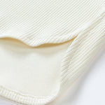 Long Sleeve Relax Fit Knit Ribbed T-Shirt
