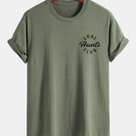Regular Fit Cool Aunts Club Print Cotton T-Shirt