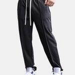 Tapered Jogger Pants With Pintuck