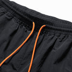 Solid Zip Pocket Swim Shorts