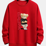 Relax Bear Print Relax Fit Sweatshirt
