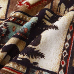 Aztec Patch Print Shirt