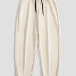 Corduroy Drawstring Jogging Pants