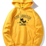 Los Angeles Palm Tree Print Hoodie