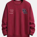 Los Angeles Slogan Print Relax Fit Sweatshirt