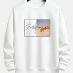 Create Adam Print Relax Fit Sweatshirt