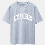 Los Angeles Letter Print Oversize T-Shirt