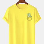 Pocket Dinosaur Print T-Shirt
