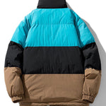 Color Block Puffer Jacket