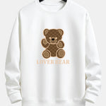 Lover Bear Print Relax Fit Sweatshirt
