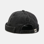 Vintage Hip Hop Washed Brimless Hat