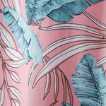 Viscose Tropical Print Button Up Shirt & Short Length Swim Shorts