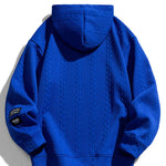 Relax Fit Wheat Jacquard Hoodie