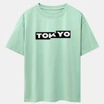 Tokyo Print Drop Shoulder Oversize T-Shirt