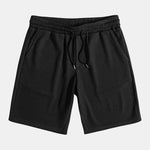 Muscle Fit Ribbed Stand Collar Shirt & Shorts