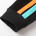 Contrast Webbing Crew Neck Sweatshirt