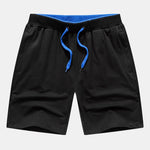 Contrast Elastic Waist Jersey Shorts