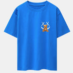 Smiley Bear Back Print Heavy Weight Oversize T-Shirt