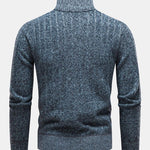 Textured Quarter Zip Sweater
