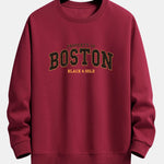 Boston Print Relax Fit Sweatshirt