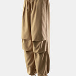 Solid Parachute Pants