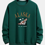 Alaska Bald Eagle Print Relax Fit Sweatshirt