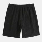 Geometry Textured Shorts