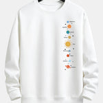 Planet Print Relax Fit Sweatshirt