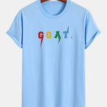 Regular Fit Goat Print Cotton T-Shirt