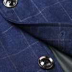 Man Plaid Blazer