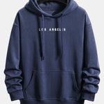 Los Angeles Print Relax Fit Hoodie
